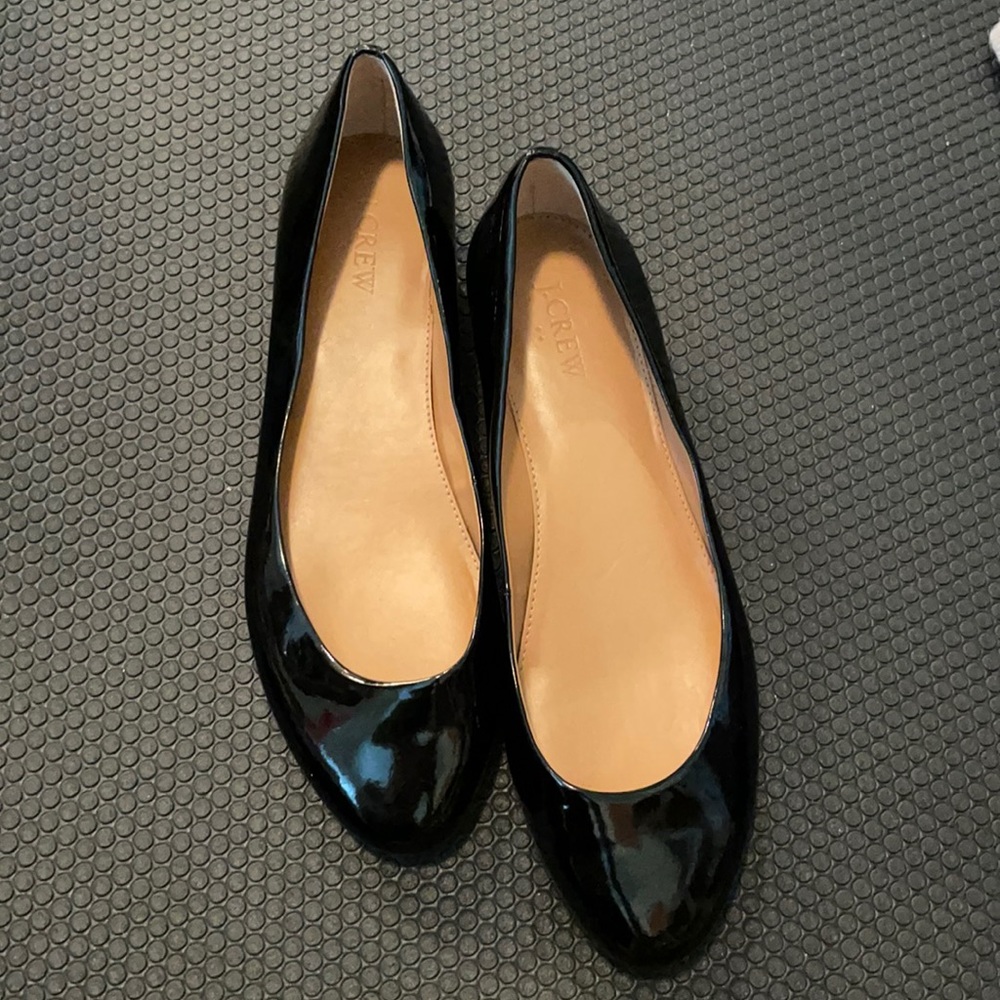 J Crew Patent Leather Flats